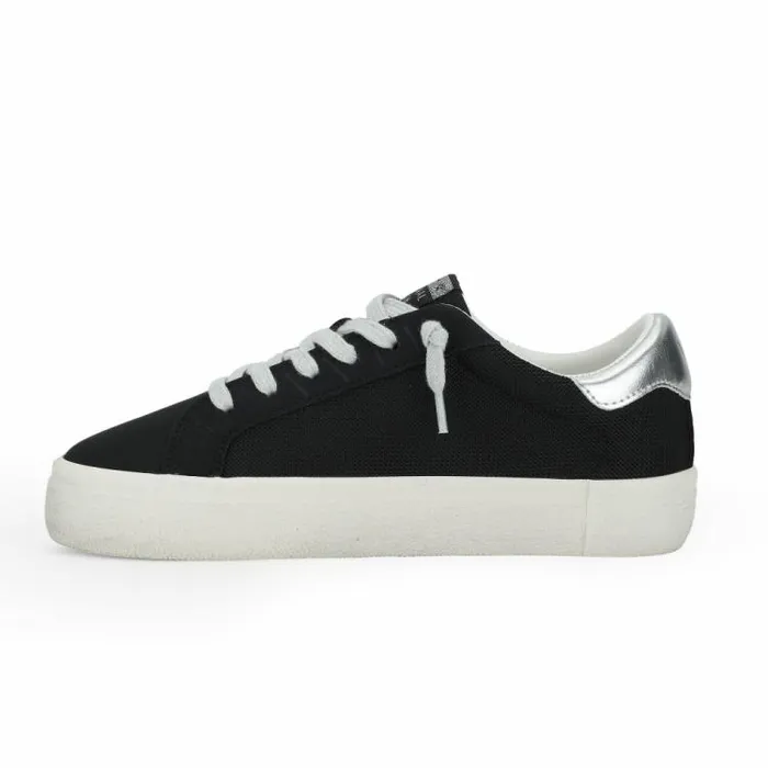 Women Vintage Havana Low Tops YAELEY 8211 BLACK MESH MULTI Black Mesh Multi