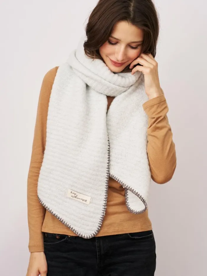 Women Vintage Havana Scarf Ruanas BLANKET STITCH KNIT SCARF 8211 GREYCHARCOAL Greycharcoal Women Vintage Havana Scarf Ruanas BLANKET STITCH KNIT SCARF 8211 GREYCHARCOAL Greycharcoal