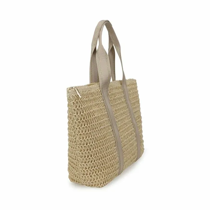 Women Vintage Havana Top Handle WOW BAG 1 8211 BEIGE