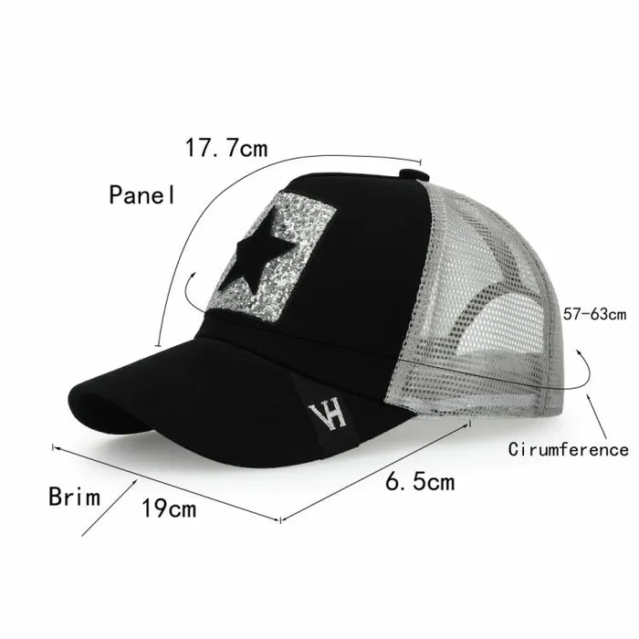 Women Vintage Havana Trucker Hat ALLY HAT