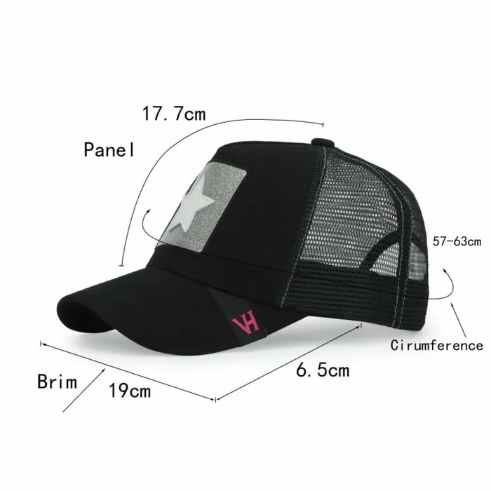 Women Vintage Havana Trucker Hat GLARE HAT