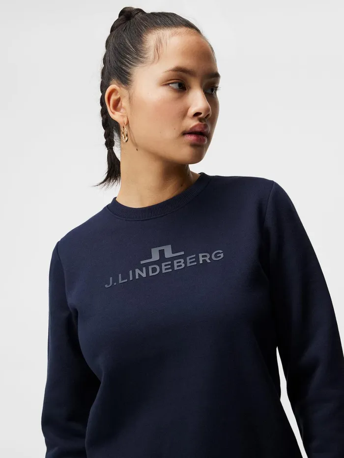 Women W Alpha Crew Neck JL Navy JLindeberg Sweaters Women W Alpha Crew Neck JL Navy JLindeberg Sweaters
