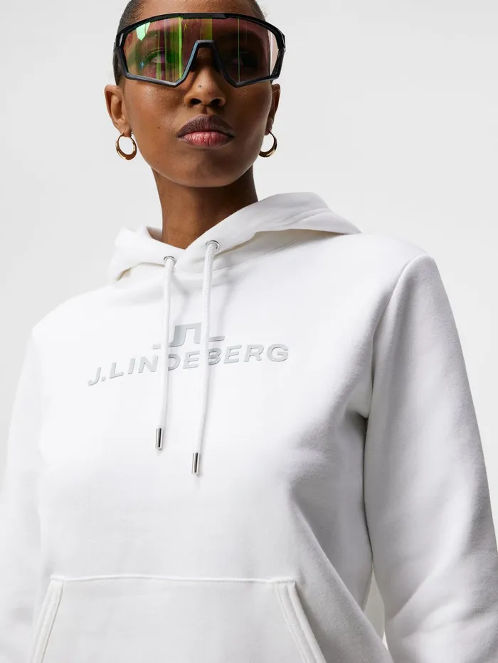 Women W Alpha Hood White JLindeberg Sweaters Women W Alpha Hood White JLindeberg Sweaters
