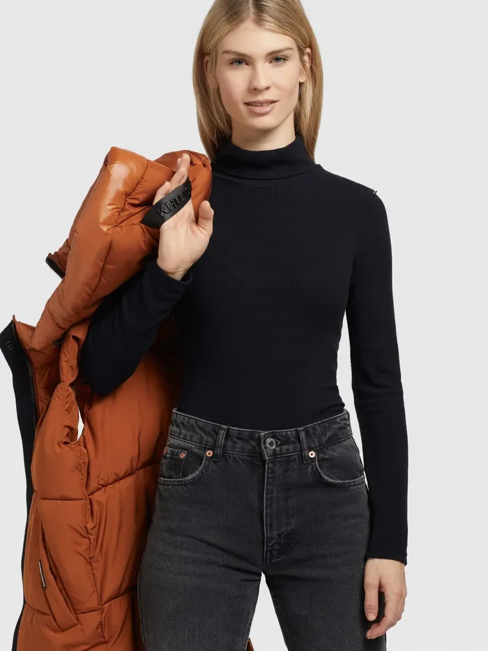 Women Weste EREY Orangebraun Orangebraun Quilted Vests KHUJO