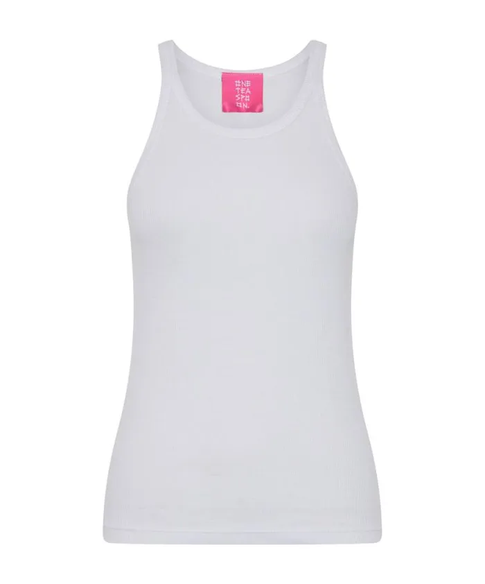 Women WHITE ONE TEASPOON BASIC SINGLET One Teaspoon Tees and Tanks