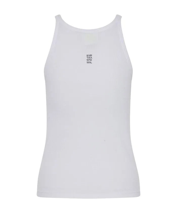 Women WHITE ONE TEASPOON BASIC SINGLET One Teaspoon Tees and Tanks