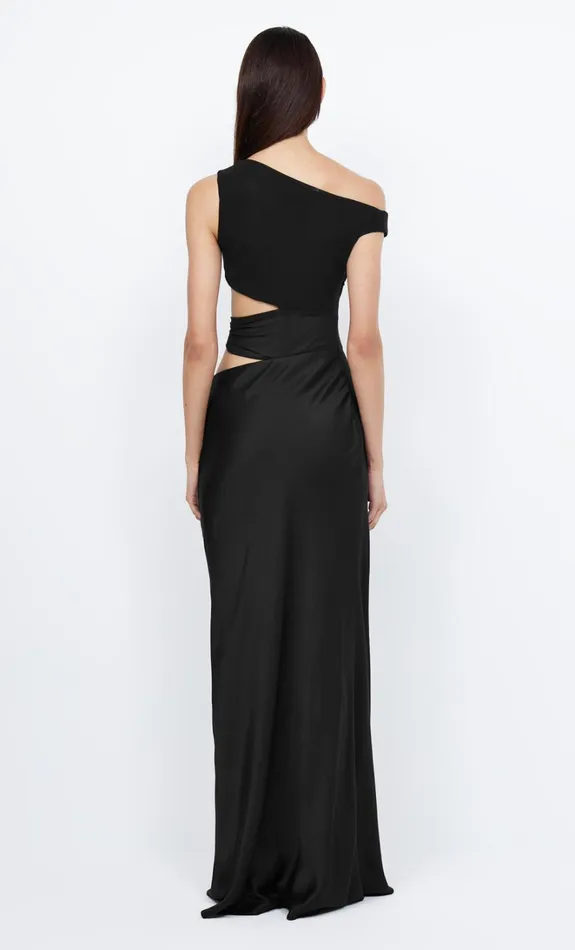 Women WHORL ASYM DRESS 8211 BLACK Bec Bridge Maxi Dresses