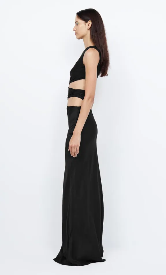 Women WHORL ASYM DRESS 8211 BLACK Bec Bridge Maxi Dresses