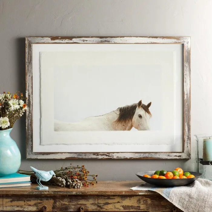 Women Wild Horse Print Sundance Catalog Decor