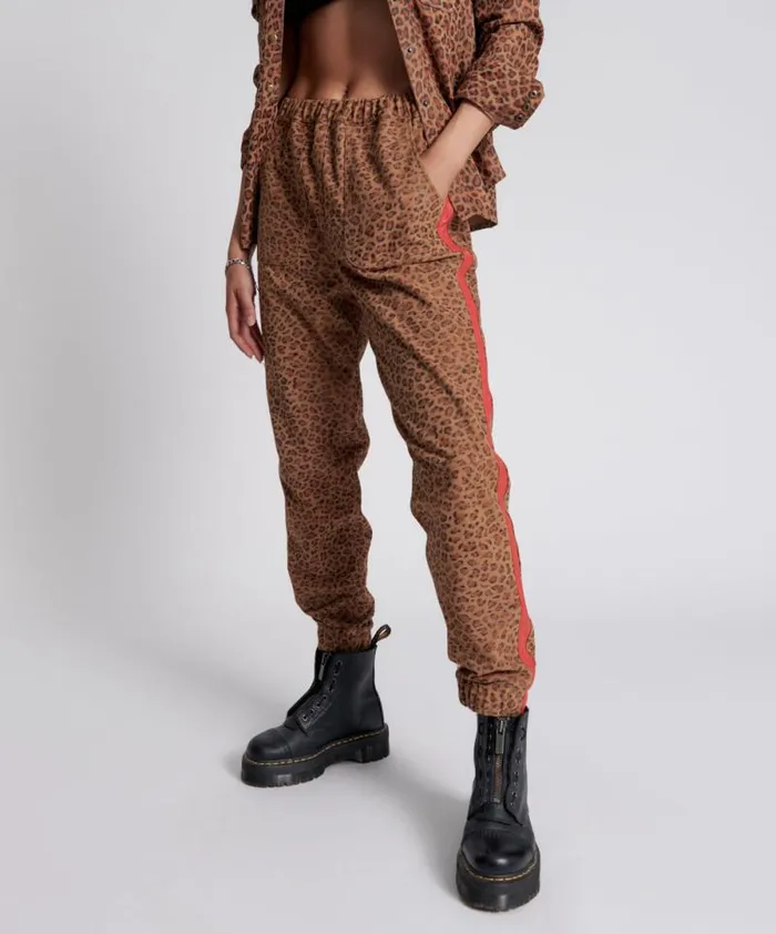 Women WILD THING SUEDE SHABBIES DRAWSTRING BOYFRIEND PANTS One Teaspoon Bottoms Women WILD THING SUEDE SHABBIES DRAWSTRING BOYFRIEND PANTS One Teaspoon Bottoms