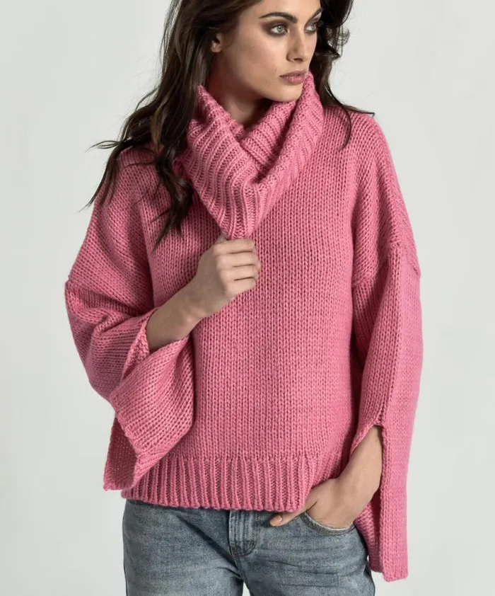 Women WINONA KEYHOLE ROLL NECK SWEATER One Teaspoon Knitwear Women WINONA KEYHOLE ROLL NECK SWEATER One Teaspoon Knitwear