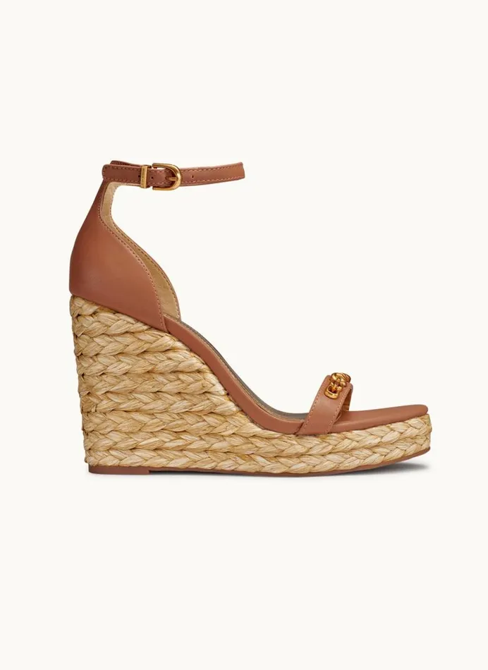 Women YULISSA ANKLE STRAP ESPADRILLE SANDAL Tan Donna Karan New York Sandals Women YULISSA ANKLE STRAP ESPADRILLE SANDAL Tan Donna Karan New York Sandals
