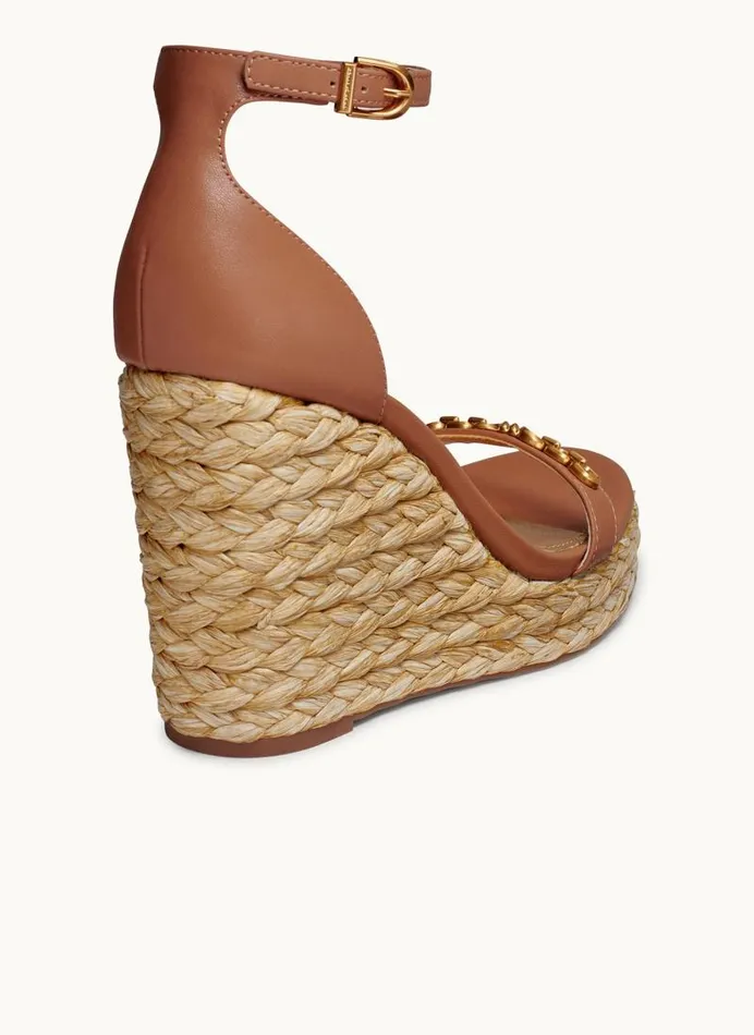 Women YULISSA ANKLE STRAP ESPADRILLE SANDAL Tan Donna Karan New York Sandals Women YULISSA ANKLE STRAP ESPADRILLE SANDAL Tan Donna Karan New York Sandals