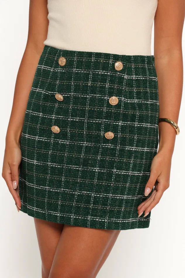 Women Zadia Mini Skirt Green Skirts Petal and Pup