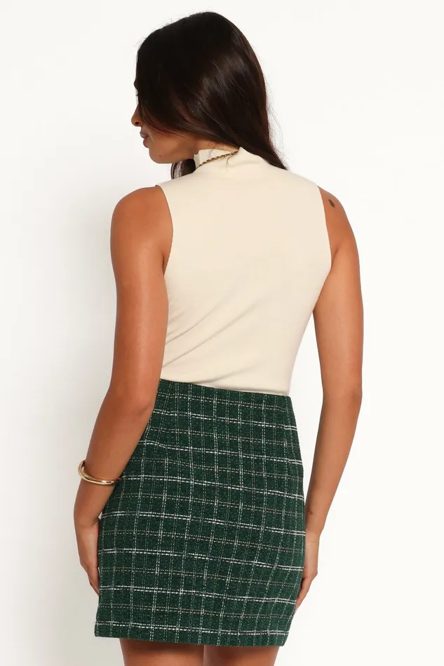 Women Zadia Mini Skirt Green Skirts Petal and Pup