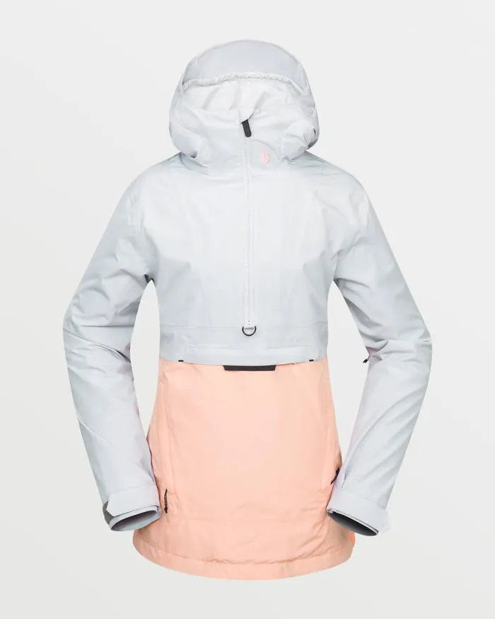 Womens Ashfield Pullover 8211 Coral Haze Womens Volcom Jackets