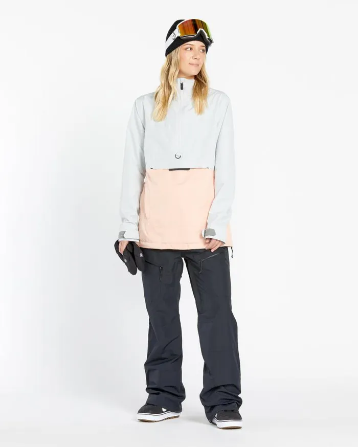 Womens Ashfield Pullover 8211 Coral Haze Womens Volcom Jackets