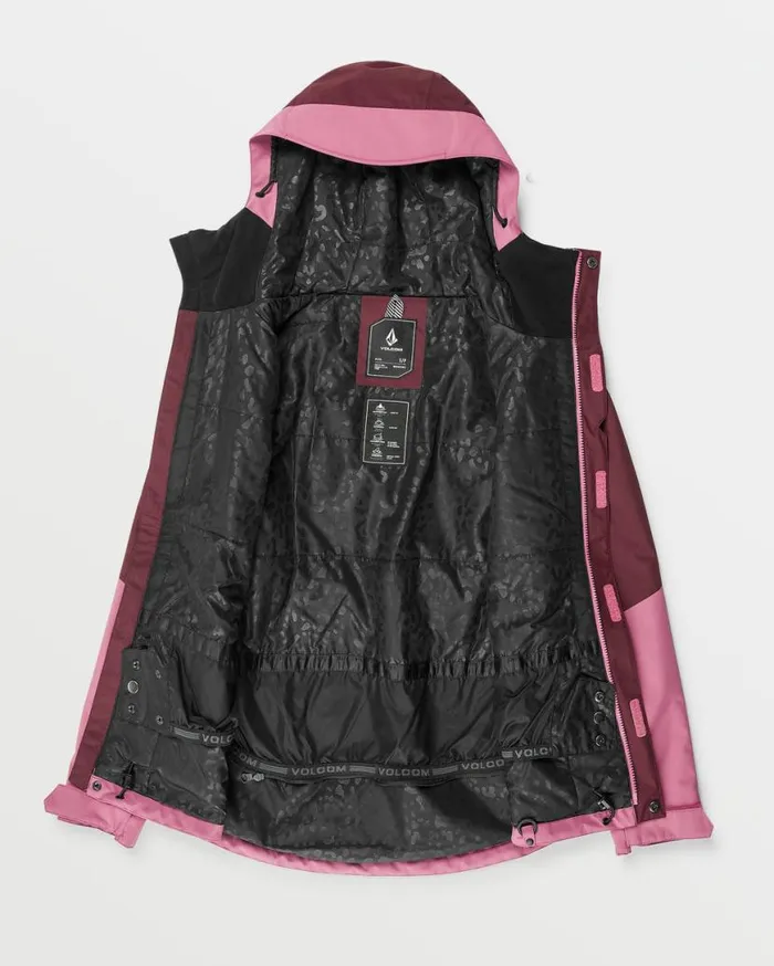 Womens Bolt Insulated Jacket 8211 Blurred Violet Womens Volcom Jackets