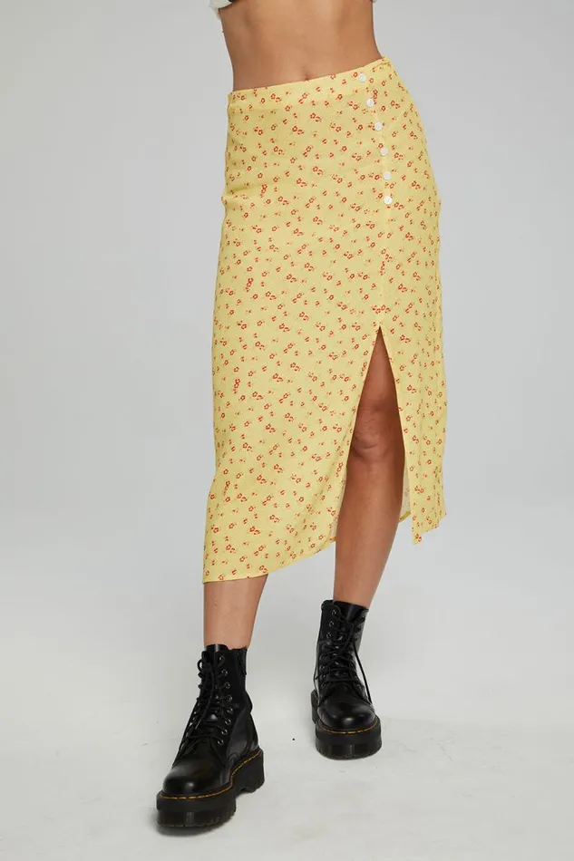 Womens Chaser Brand Bottoms Belle Midi Skirt 8211 Anise Flower