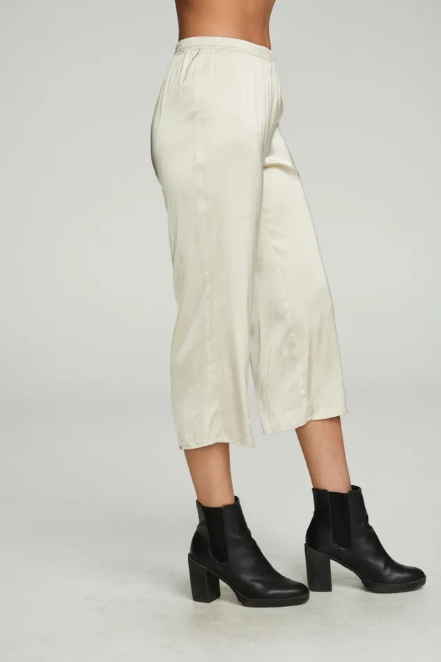 Womens Chaser Brand Bottoms Cropped Wide Leg Culotte