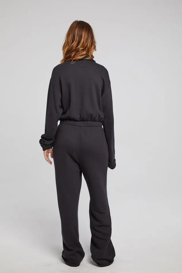 Womens Chaser Brand Bottoms Dolores Licorice Jumpsuit