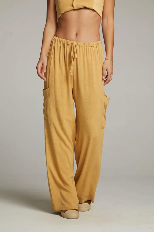 Womens Chaser Brand Bottoms Lee Parchment Trouser
