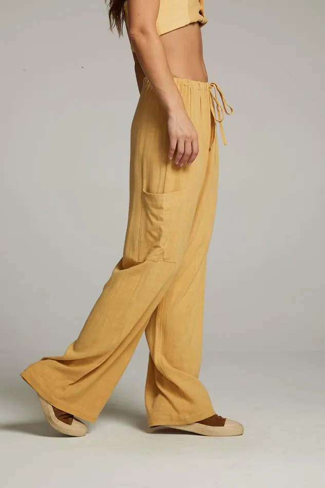 Womens Chaser Brand Bottoms Lee Parchment Trouser
