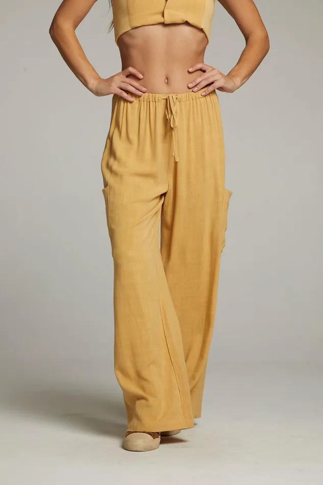Womens Chaser Brand Bottoms Lee Parchment Trouser