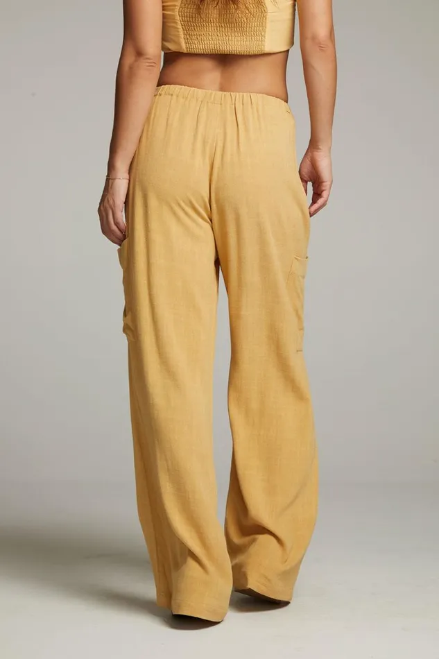 Womens Chaser Brand Bottoms Lee Parchment Trouser