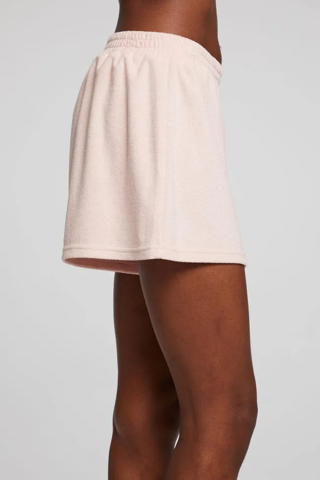Womens Chaser Brand Bottoms Riley Peach Whip Short