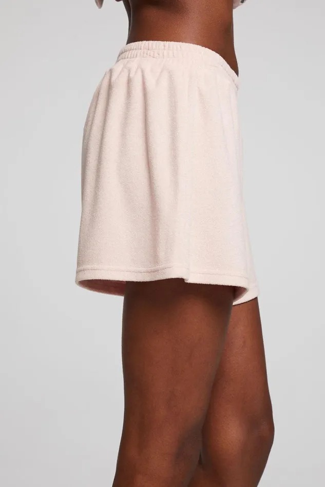 Womens Chaser Brand Bottoms Riley Peach Whip Short