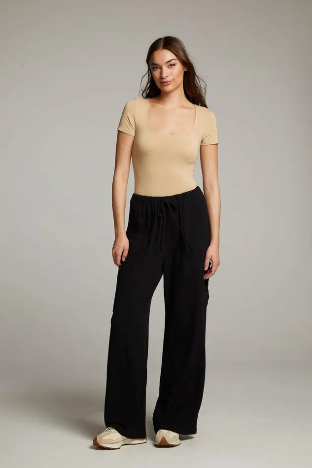 Womens Chaser Brand Bottoms River Cappuccino Bodysuit