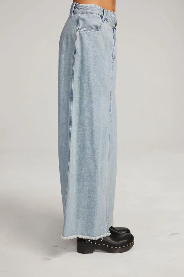 Womens Chaser Brand Bottoms Trinidad Classic Blue Maxi Skirt