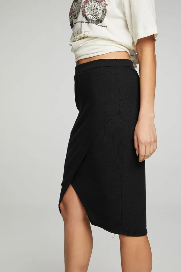 Womens Chaser Brand Bottoms Wrap Front Pencil Skirt
