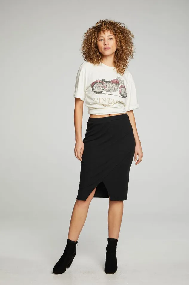 Womens Chaser Brand Bottoms Wrap Front Pencil Skirt