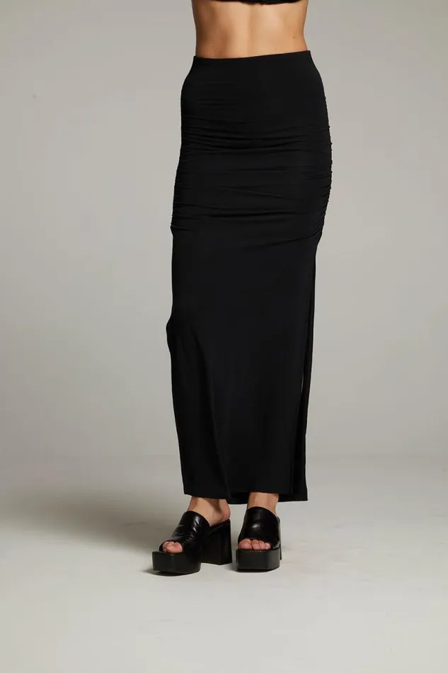 Womens Chaser Brand Bottoms Wynwood True Black Skirt