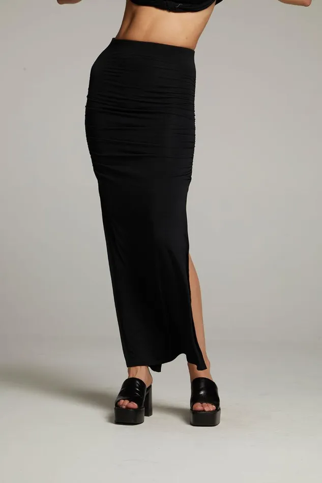 Womens Chaser Brand Bottoms Wynwood True Black Skirt
