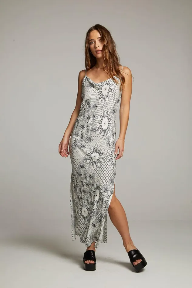 Womens Chaser Brand Dresses Bleeker Paisley Bandana Slip Dress