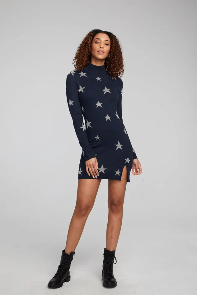 Womens Chaser Brand Dresses Edita Star Struck Mini Dress