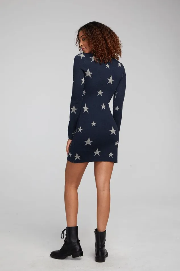 Womens Chaser Brand Dresses Edita Star Struck Mini Dress