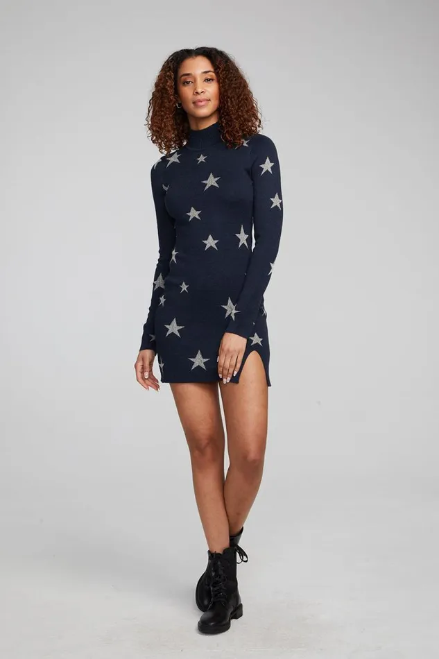 Womens Chaser Brand Dresses Edita Star Struck Mini Dress