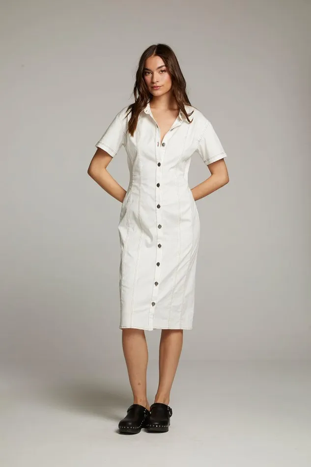 Womens Chaser Brand Dresses Rachelle White Dress