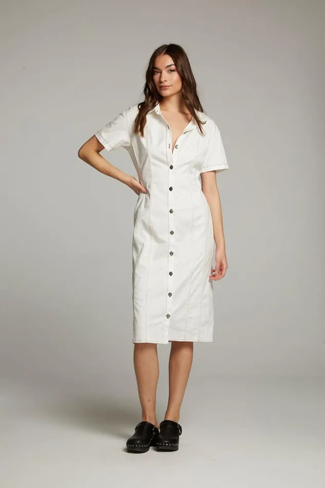 Womens Chaser Brand Dresses Rachelle White Dress