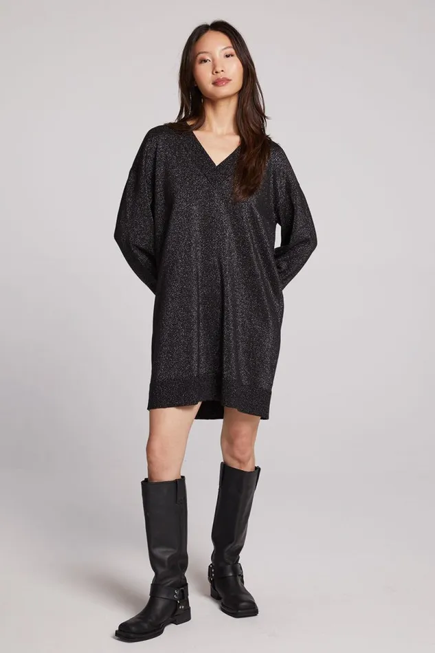 Womens Chaser Brand Loungewear Ellison Licorice Mini Dress