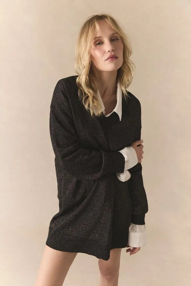 Womens Chaser Brand Loungewear Ellison Licorice Mini Dress