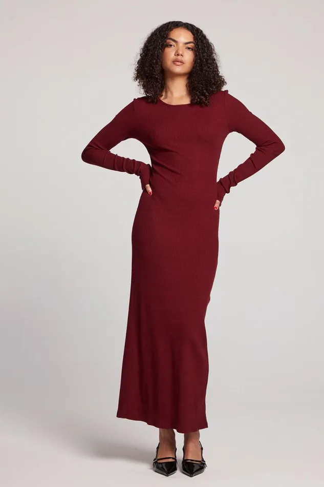 Womens Chaser Brand Loungewear Luna Fig Maxi Dress