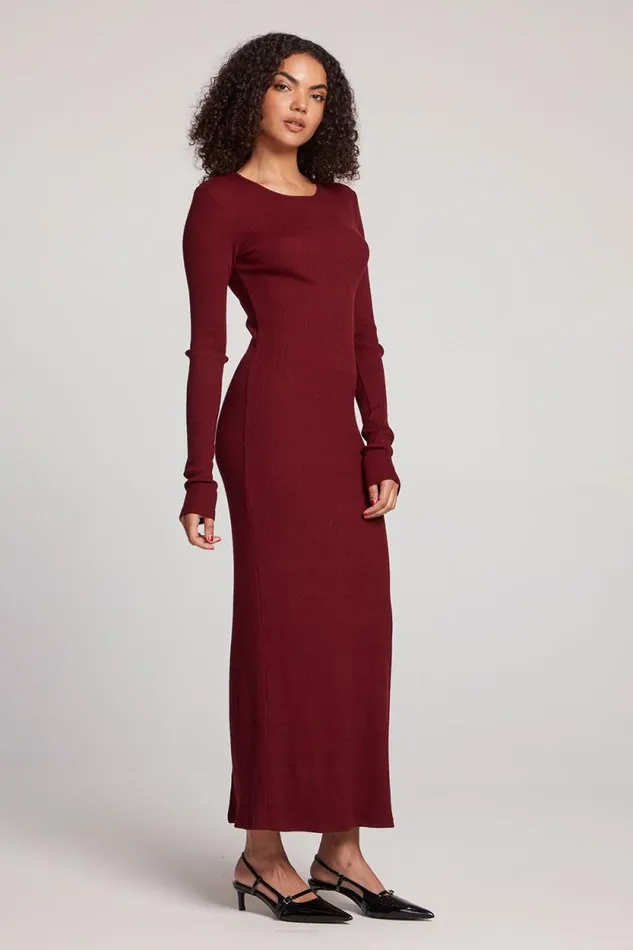 Womens Chaser Brand Loungewear Luna Fig Maxi Dress