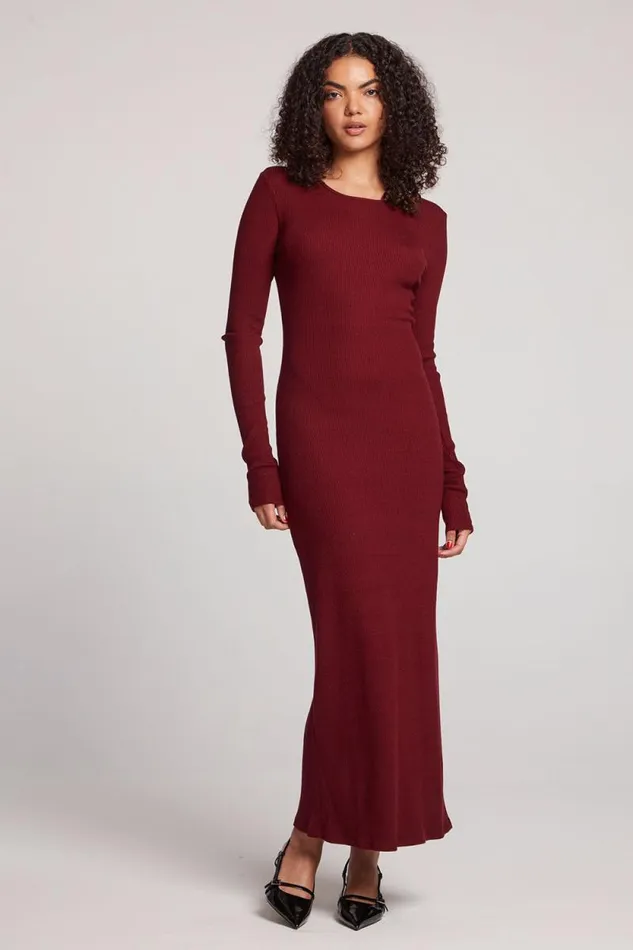 Womens Chaser Brand Loungewear Luna Fig Maxi Dress