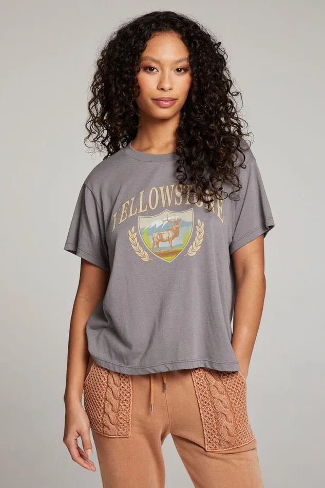 Womens Chaser Brand Loungewear Yellowstone Tee