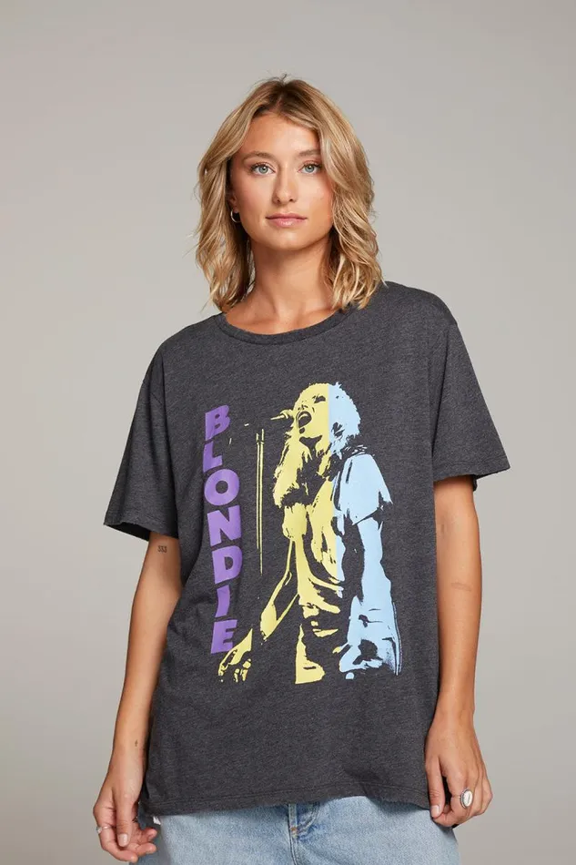 Womens Chaser Brand Tops Blondie Live On Stage Tee